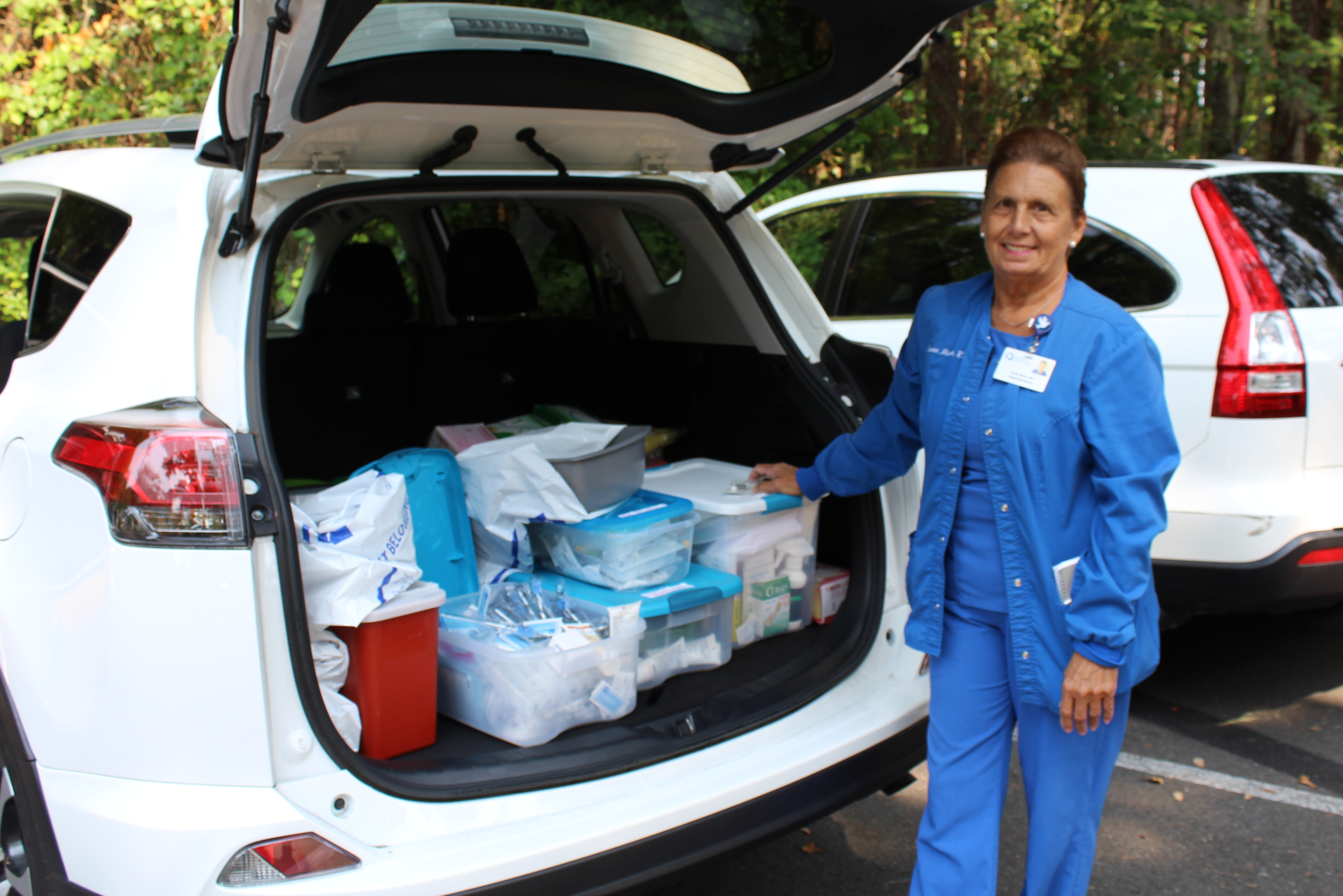 Nurse with Car