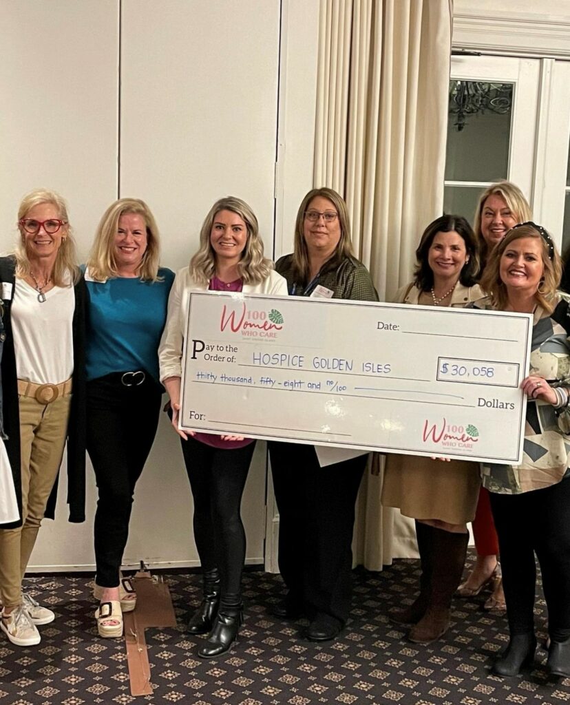 Hospice of the Golden Isles Awarded Donation from 100 Women Who Care 